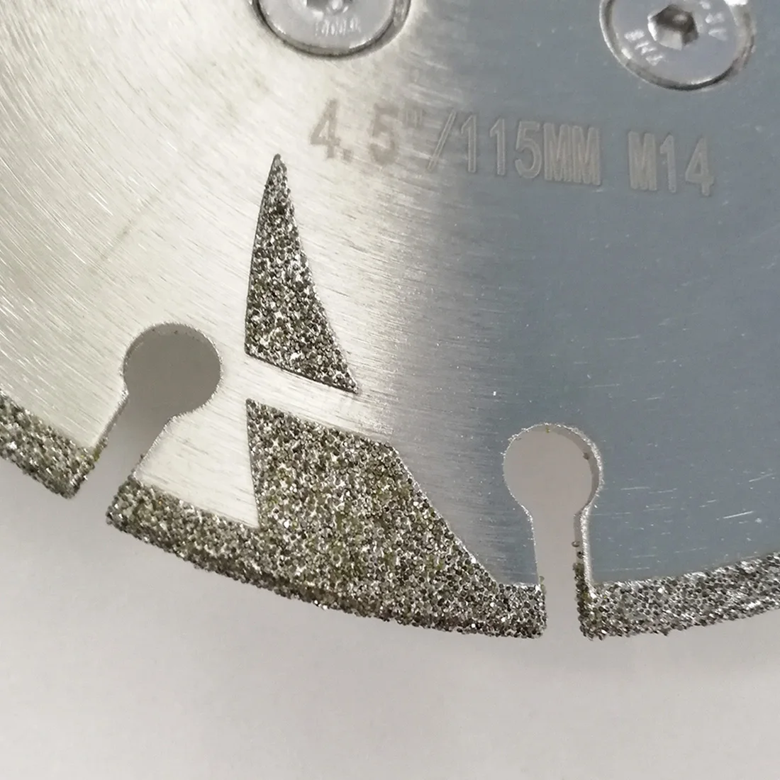 SHDIATOOL 2pcs de 115mm Galvanizado Reforçado Diamante de Corte e Moagem de Lâmina M14 Rosca 115mm Galvanizados Lâmina de Diamante Imagem 1