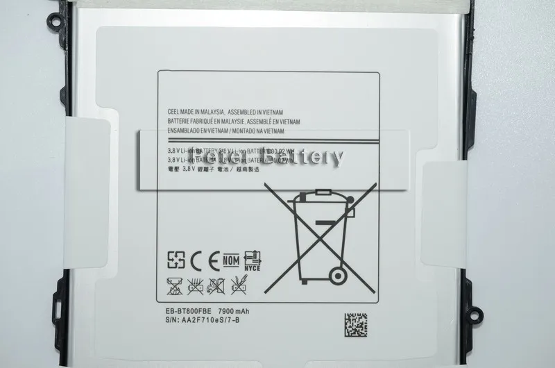 JIGU Original Laptop Bateria PARA SAMSUNG GALAXY S 10.5 NOTE10.5 SM-T805 SM-T800 SM-T801 Imagem 3