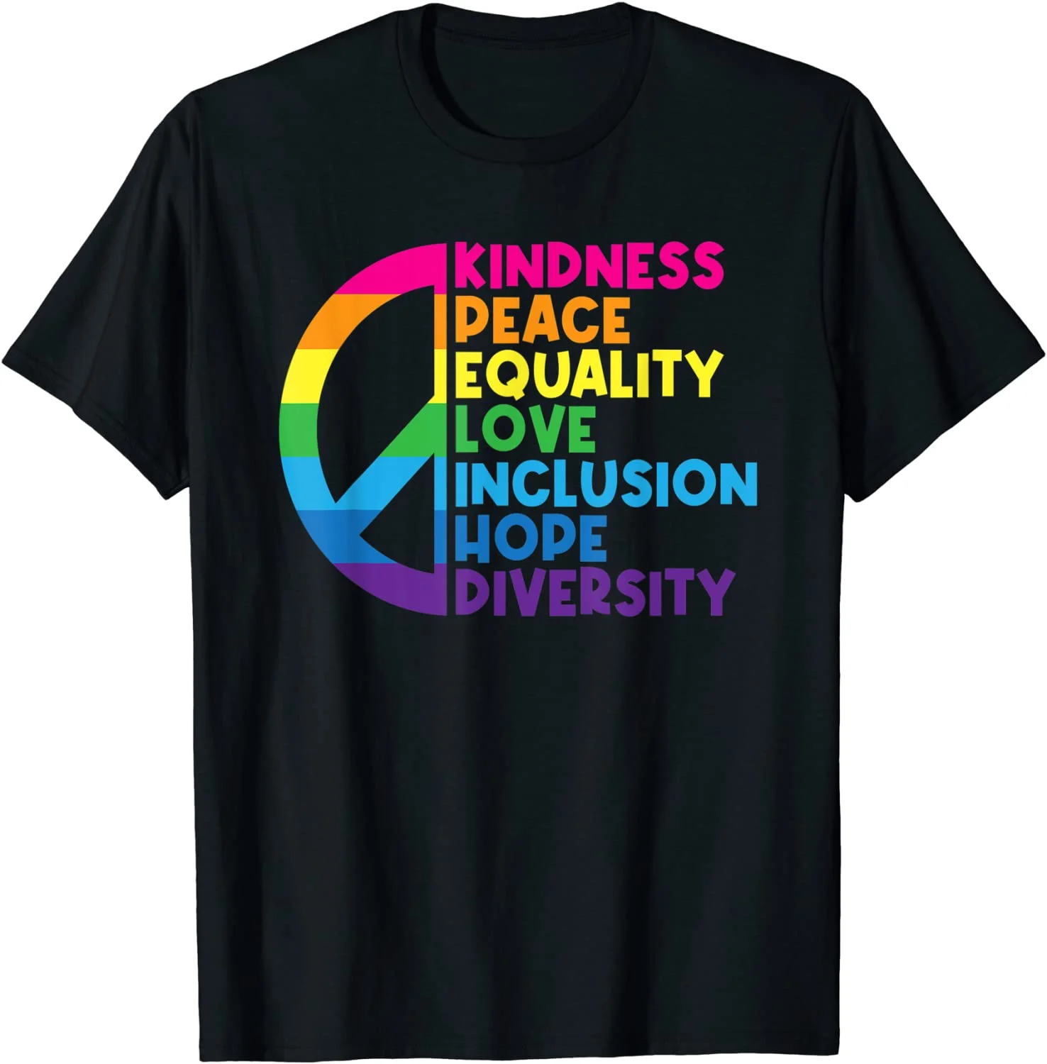 De Bondade, De Paz, Igualdade, Amor Inclusão Esperança Diversidade De T-Shirt Imagem 2