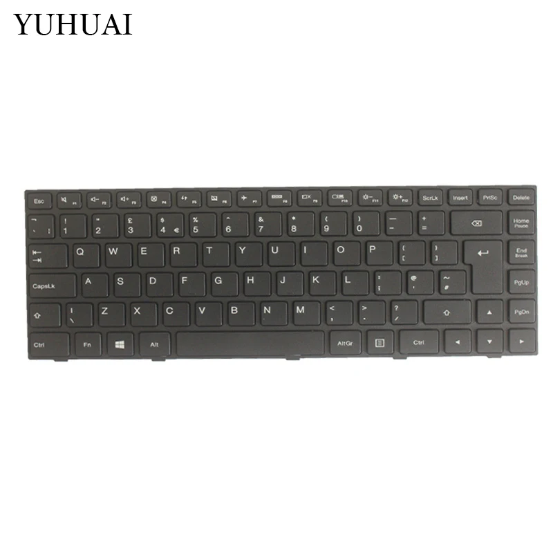 NOVO teclado do reino UNIDO, Para Lenovo 100-14 100-14IBD reino UNIDO teclado do Laptop Preto Imagem 1