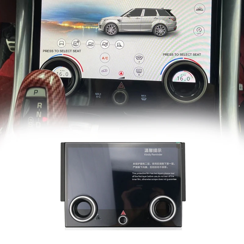 Estacionamento Ar-condicionado de Controle de 10,1 Polegadas CA Visor do Painel Para Land Rover Range Rover Sport 2014-2017 LCD Clima Estéreo Tela Imagem 1