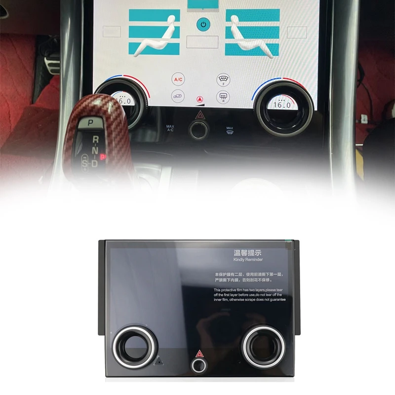 Estacionamento Ar-condicionado de Controle de 10,1 Polegadas CA Visor do Painel Para Land Rover Range Rover Sport 2014-2017 LCD Clima Estéreo Tela Imagem 2