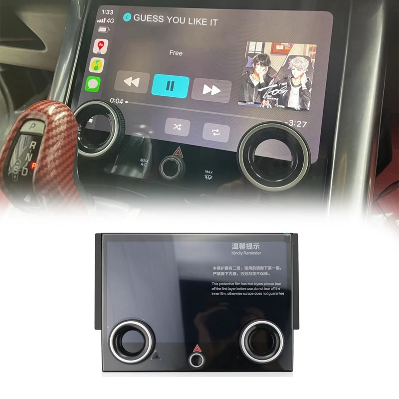 Estacionamento Ar-condicionado de Controle de 10,1 Polegadas CA Visor do Painel Para Land Rover Range Rover Sport 2014-2017 LCD Clima Estéreo Tela Imagem 3