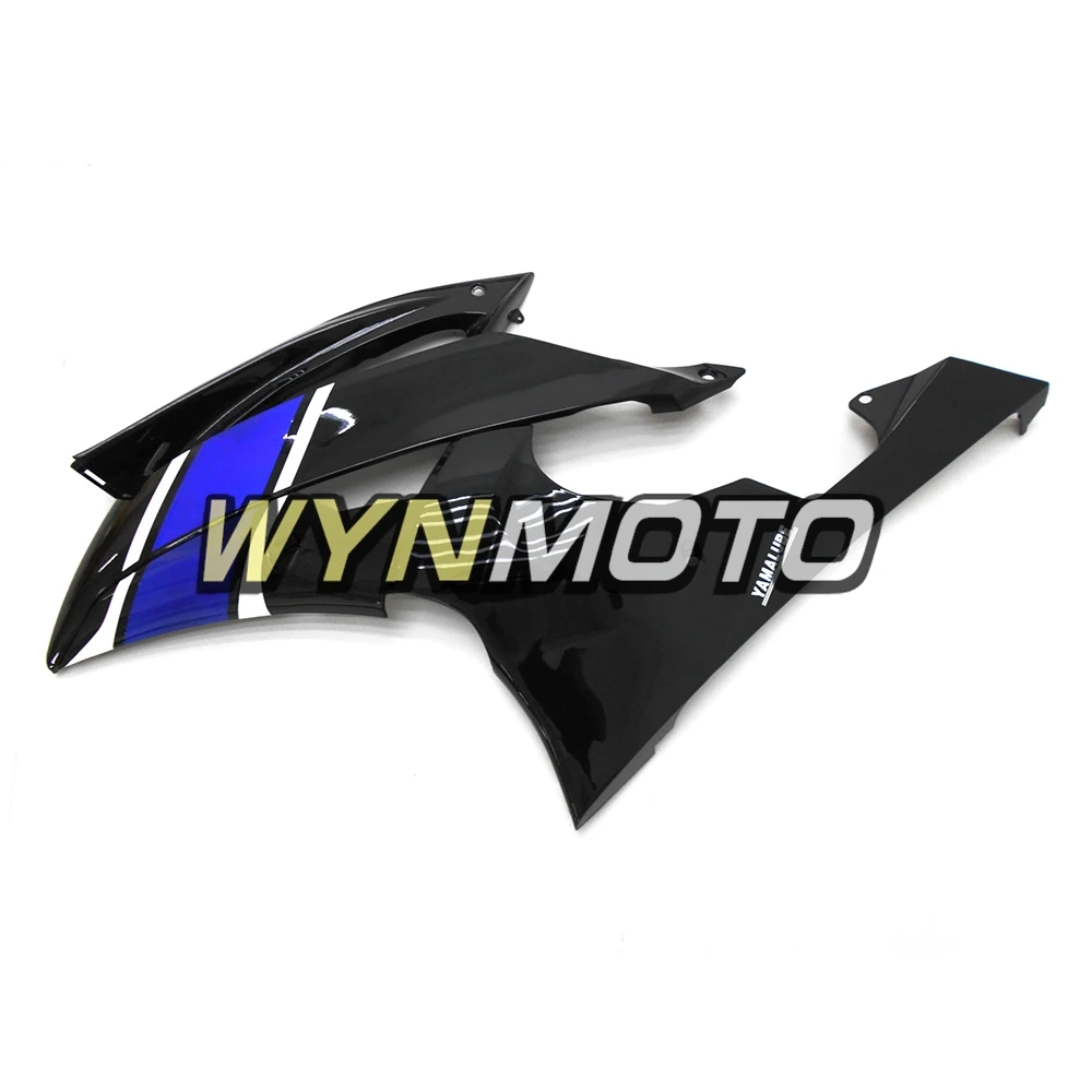 ABS, Injeção de Plástico Carenagem da Yamaha YZF R6 Ano 2008 - 2015 08-15 2016 16 Moto Carenagem Integral Kit Azul Royal, Preto Imagem 4