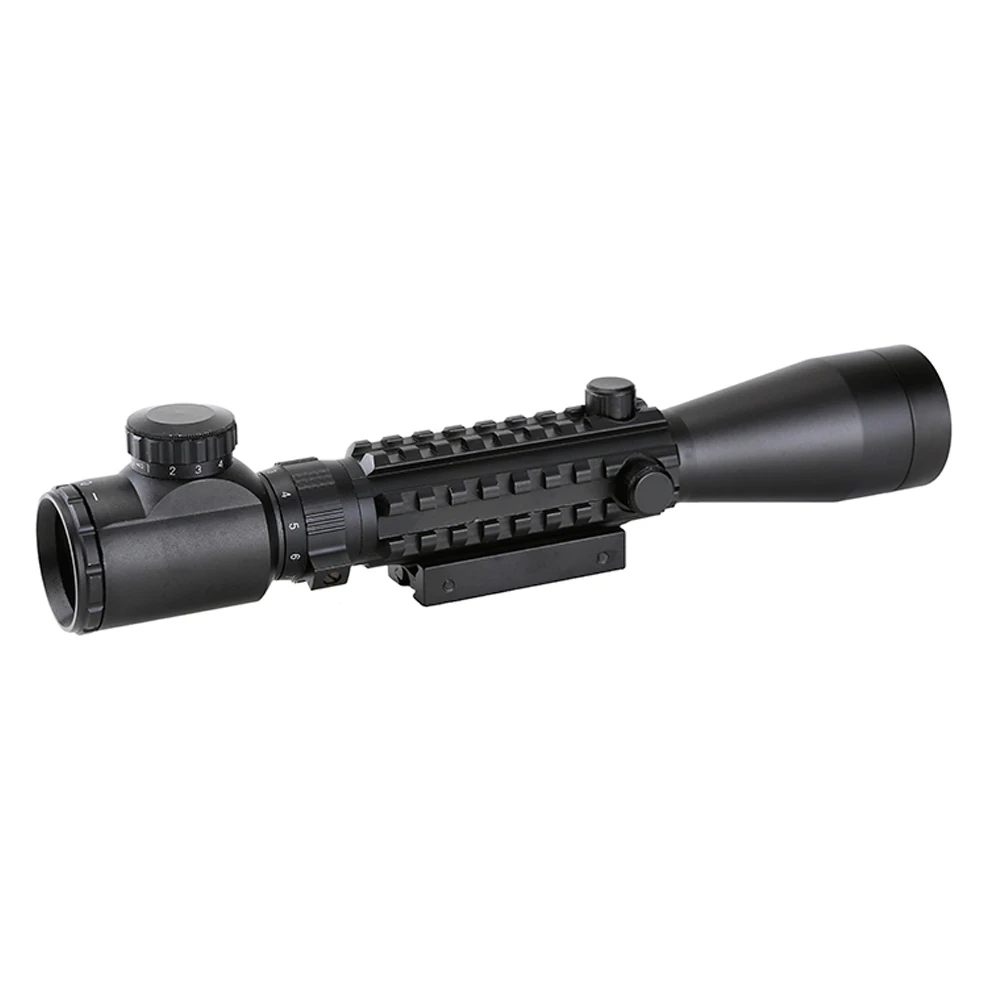 Caça Riflescope Óptica 3-9x40 Óptica Iluminada Visão com o objetivo de Dispositivo Rifle Âmbito AR15 AR10 .223/.308 Imagem 2