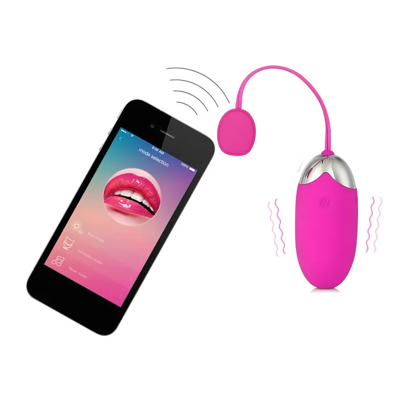 10 Velocidades Inteligente de Telefone de Silicone Pub Vibrador APLICATIVO Bluetooth, Controle Remoto sem Fio G-spot Massagem Adultos Jogo de Brinquedos Sexuais para as Mulheres Imagem 1