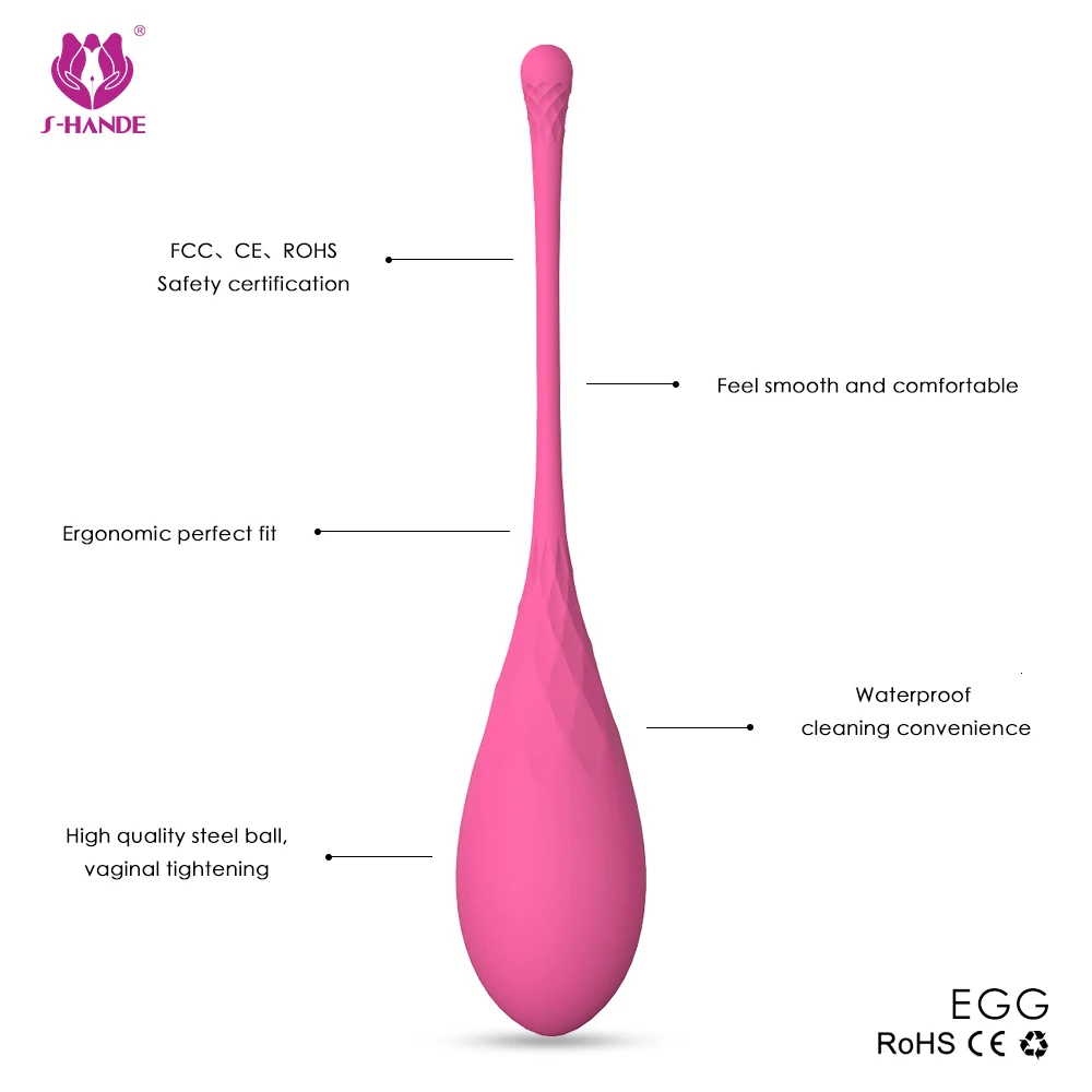 Smart Kegel Bola Vaginal Halteres Kegel Ben Wa Bola Ovo Vibrador Vaginal Exercício de Treinamento de Brinquedos Sexuais Para as Mulheres de Produtos 6pcs/set Imagem 4