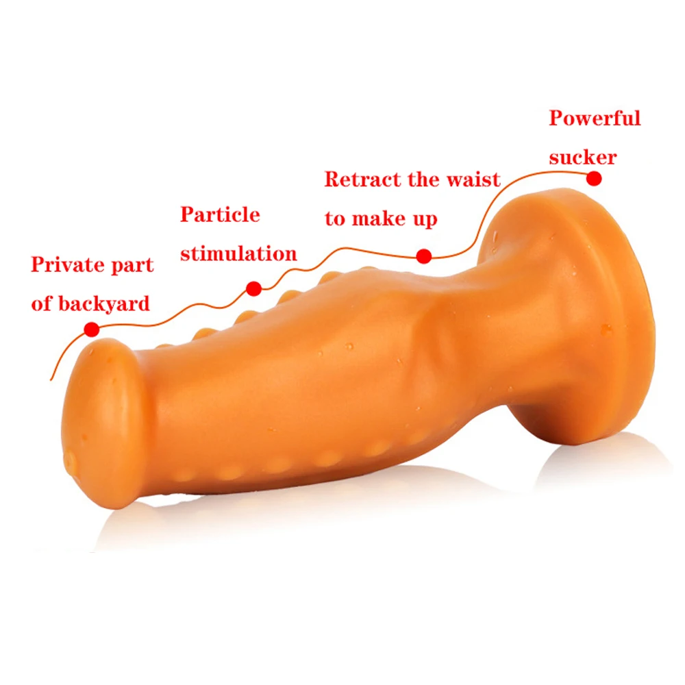 2021 Enorme Plug Anal Grosso Silicone Vibrador Plug anal Massageador de Próstata BDSM Ânus Expansão do Ponto de G Masturbação Brinquedos Sexuais Para a Mulher Imagem 2