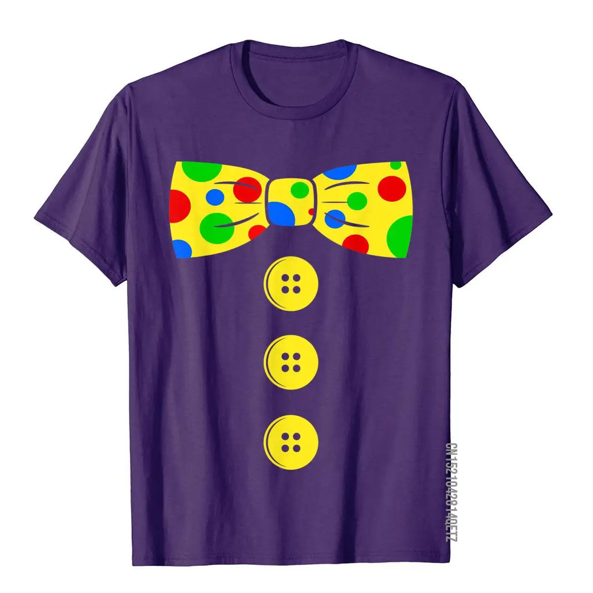 Palhaço Grande Laço T-Shirt Engraçada Brega Roupa De Palhaço Tee Europa Tops, Camisas Para Os Alunos Novos Chegada Do Algodão Do T-Shirts Jovem Imagem 1