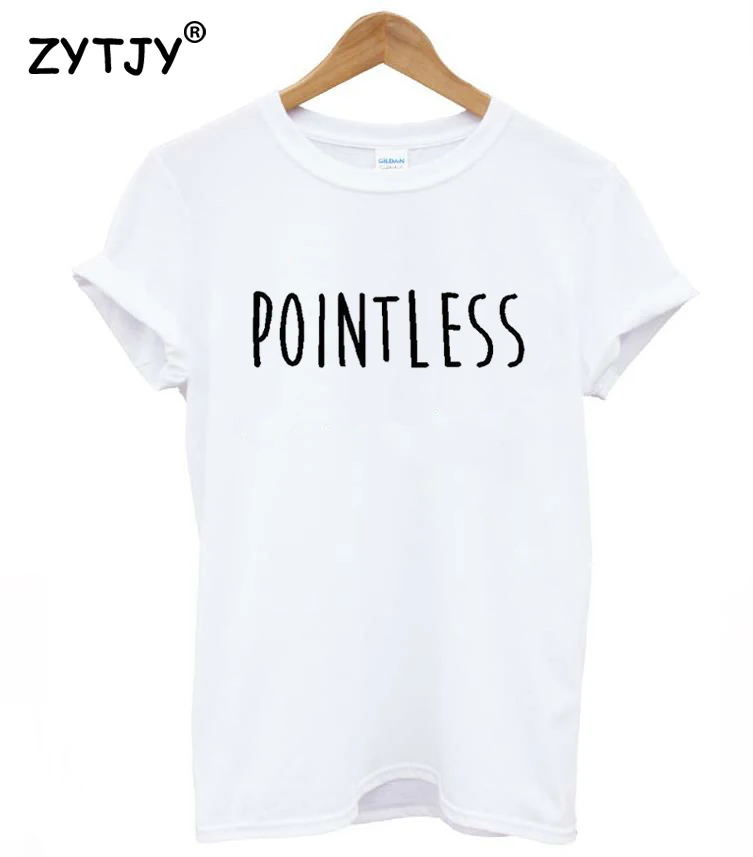 Inútil Letras de Impressão Mulheres camiseta de Algodão Casual Hipster Funny t-shirt Para Menina Superior Tee Tumblr do Navio da Gota BA-61 Imagem 2