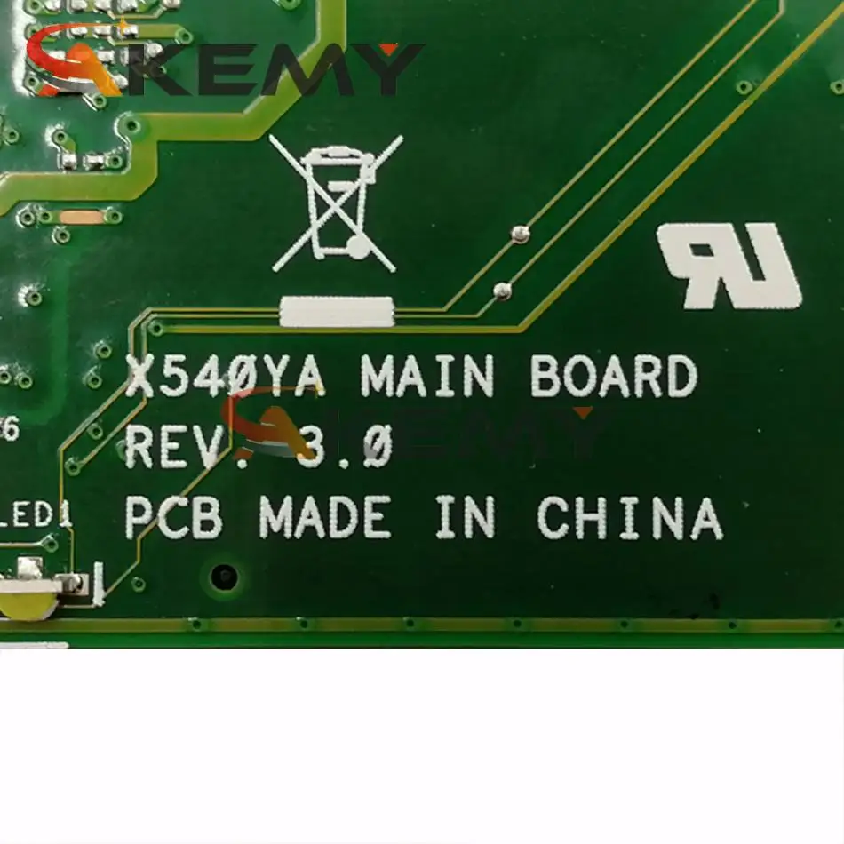 X540YA placa-Mãe 4GB 8GB de RAM Para ASUS GM X540YA X540Y X540YA D540Y R540Y Laotop placa-Mãe placa-mãe Imagem 4