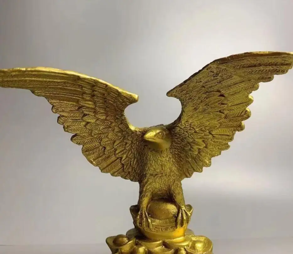 China águia de bronze do artesanato estátua Imagem 4