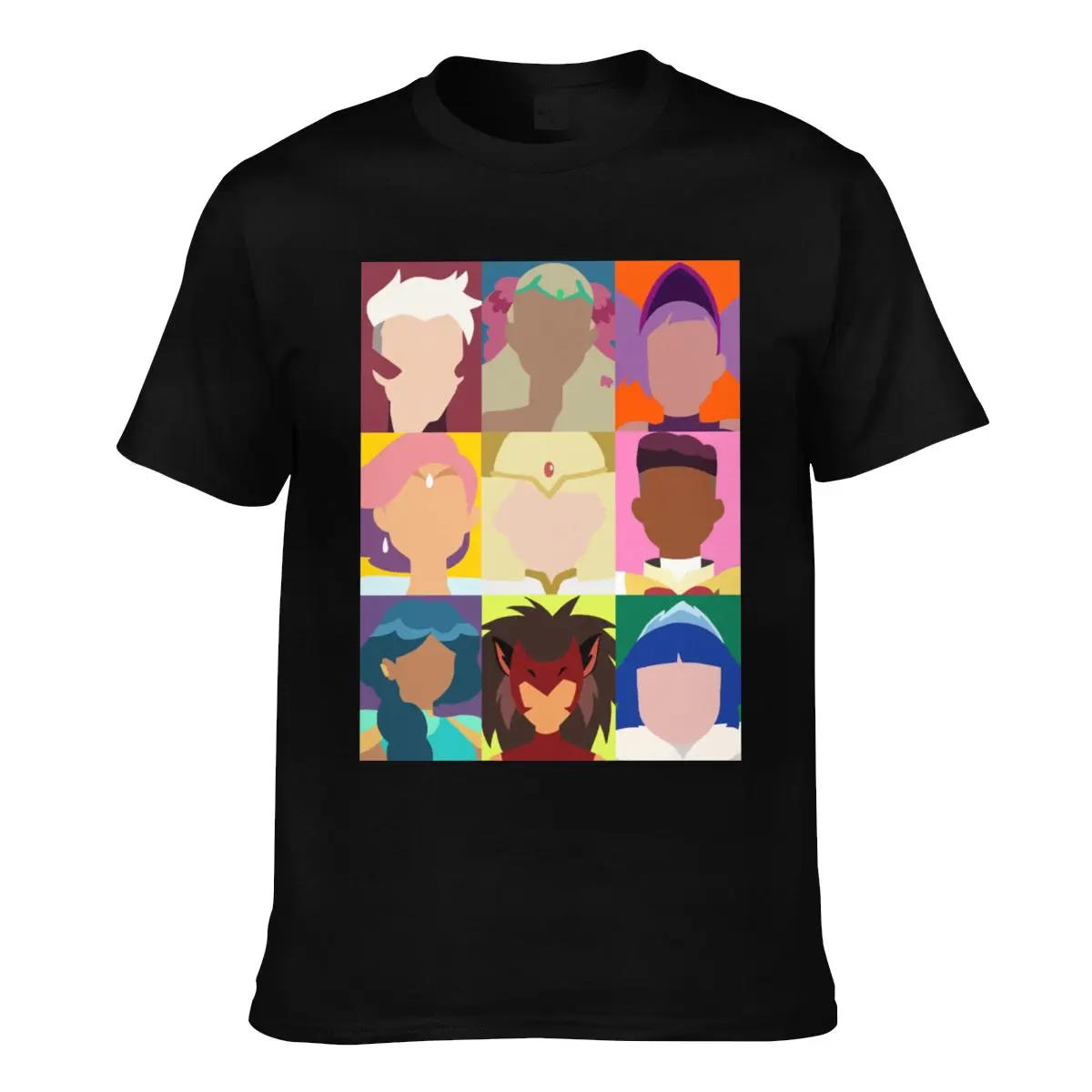 Homens T-Shirt Ela Ra Pop Arte Pura, T-Shirts spop catra arco brilho Original de Algodão de Impressão Camiseta de Mangas Curtas Tees Presente 3XL 4XL 5XL Imagem 1