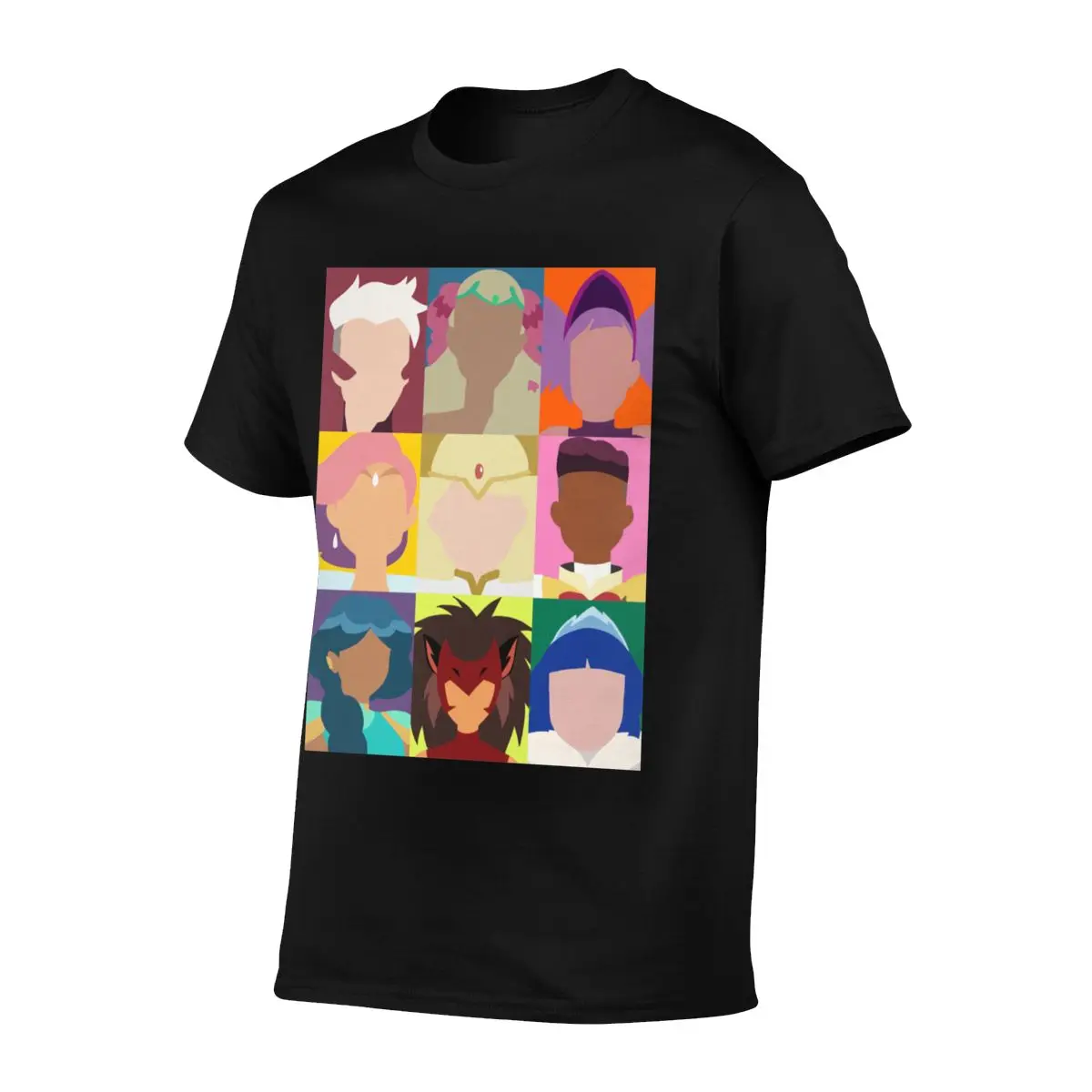 Homens T-Shirt Ela Ra Pop Arte Pura, T-Shirts spop catra arco brilho Original de Algodão de Impressão Camiseta de Mangas Curtas Tees Presente 3XL 4XL 5XL Imagem 2