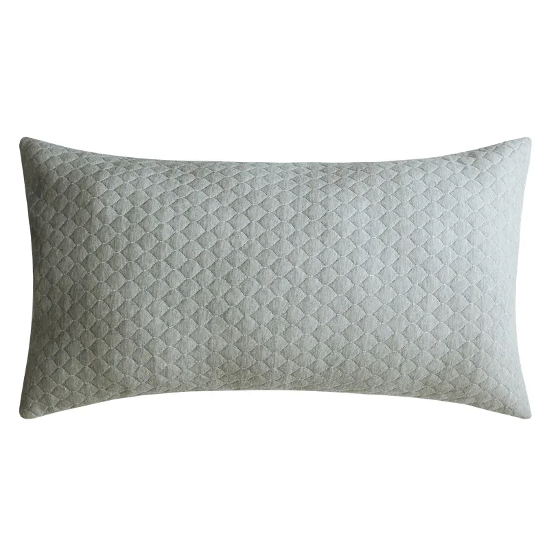 Super macio Imitação de algodão sólido capa de almofada em casa, de cama, travesseiro capa de sofá decorativo 3D círculo de diamante fronha escritório do hotel Imagem 5