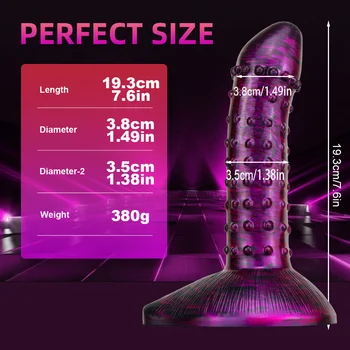 Enorme Plug Anal Super Macio Silicone Vibrador Plug Anal Anal Esferas De Massagem De Próstata Big Butt Plug Brinquedos Sexuais Para Homens Mulheres Sexo Navio 2