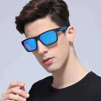 LongKeeper Óculos de sol Polarizados Homens de Marca Designer Praça de Esportes de Óculos de Sol para homens de Condução Preto Armação de Óculos de proteção UV400 okulary 2