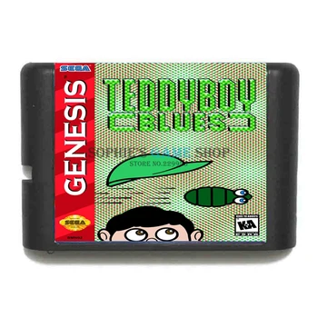 Teddy Boy Blues 16 bits MD Cartão de Jogo Para Sega 16bits Jogador de Jogo 1