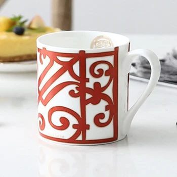 Italiano Clássico Estilo Criativo Retro Caneca de Cerâmica Fosca Xícara de Café, pequeno-Almoço Copa do Casal Copos de Chá Caneca Ocidental Eco Amigável 1