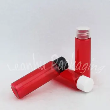 30ML Vermelho Garrafa de Plástico Televisão Ombro , 30CC Maquiagem Sub-engarrafamento , Shampoo / Loção / Toner da Embalagem Frasco ( 100 PC/Lote ) 2