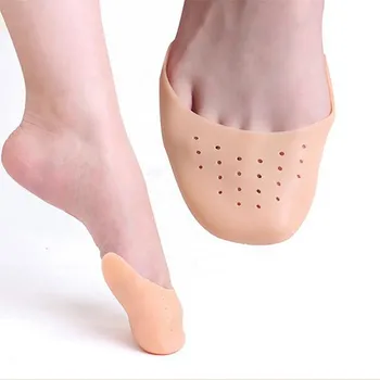 Proteção do dedo do pé Antepé Almofadas de Silicone Palmilhas de Sapato Confortável Almofada de Alívio da Dor de Silicone antiderrapante Palmilha sapatos para as Mulheres, Cuidados com os Pés 2
