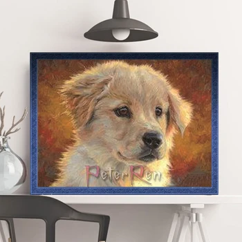 Diamante Pintura animal de Estimação cachorro completo Mosaico de Imagem de exibição de Strass Diamante Bordado Bonito Cão de Decoração de Casa de Artesanato presentes 2