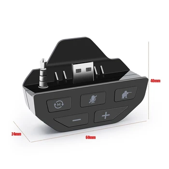 Fone De Ouvido Estéreo Adaptador -Adaptadores De Áudio Fone De Ouvido Conversor Para -Xbox Um Gamepad 1