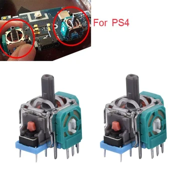 4pcs Analógico 3D Joystick Direcional Sensor de Substituição Para Sony Playstation 4 PS4 Controladores com Fenda Kits de Reparo de Peças 2