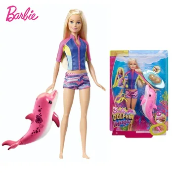 Mattel Barbie Dolphin Magia Aventuras Conjunto Garota de Água Brinquedo de Presente de Aniversário Brinquedos para Meninas, Brinquedos para Crianças, Bonecas de Moda para Meninas 1