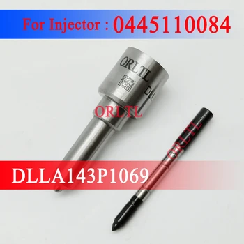 ORLTL Preto Agulha do Bico DLLA143P1069 (0433 171 695) Combustível Diesel Inyector Bico DLLA143P1069 Para 0 445 110 184 1