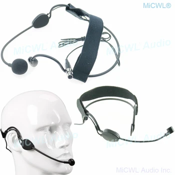 Pro TA4F mini ME3 Headwear Microfone Shure ME3 Condensador Fone de ouvido sem Fio Microfones do Sistema 1