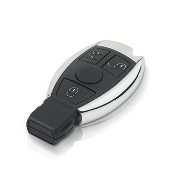 KEYYOU Carro Inteligente Chave Remoto Sem Fob Para a Mercedes Benz NEC BGA W211 W212 W221 de Controle de Substituição de 315 433MHz 2/3/4 Botões 2