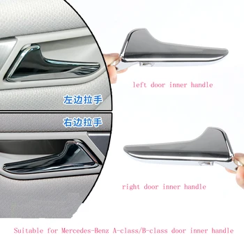 Adequado Para a Mercedes-Benz classe A-B-classe A160 A180 B180 B200 Porta Interior Handle Interior Fivela de Aperto Interior do Punho 1