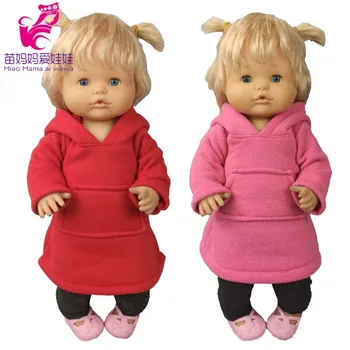 Para Nenuco Boneca cor-de-Rosa Vestido de Ropa y Su Hermanita 40cm as Bonecas do Bebê Vestido de Roupas 2