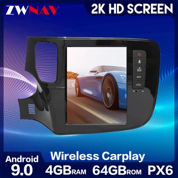 ZWNAV Para Mitsubishi Outlander 3 2012-2019 auto-Rádio Multimédia Player de Vídeo de Navegação GPS Android 9 PX6 Não 2din 4G64GB 1