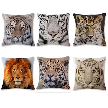 Bonito tigre padrão travesseiro capa Cama Home Festival fronha padrão de multi fronha dakimakura fronha 1