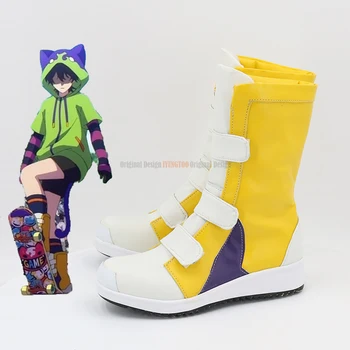 SK8 o Infinito SK Oito Chinen Miya Personagens de Anime Sapato Cosplay Sapatos Botas de Festa Traje Prop 2