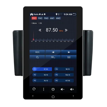 10.1 Polegadas Android 9 Universais Grande Tela IPS Elétrico de Rotação de Tela Car Multimedia Player GPS de Navegação de Rádio Estéreo 1