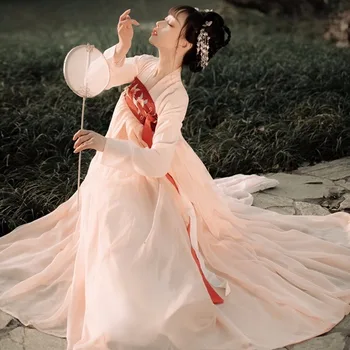 Fada Cosplay Hanfu Vestido para as Mulheres do Vintage Tang Terno Menina Nobre Princesa Traje de Dança Folclórica Nacional Antiga Traje Chinês 2