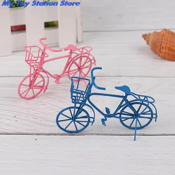 1:12 Casa De Bonecas Em Miniatura De Bicicleta De Metal De Bicicleta, Boneca De Decoração De Jardim Início De Modelo De Brinquedo 1