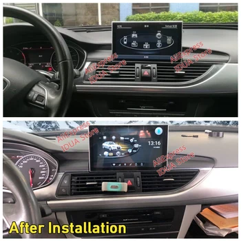 Android sem Fio 12 CarPlay 4+64GB Car Multimedia Player Para Audi A6 C7 2012~2018 MMI 3G RMC Auto GPS de Navegação da Tela de Toque 2