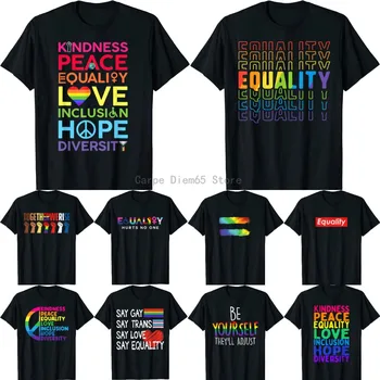 De Bondade, De Paz, Igualdade, Amor Inclusão Esperança Diversidade De T-Shirt