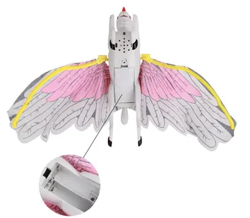 Novidade Flash Simulação Eléctrica Águia Voando Pássaro Rodar Brinquedos Interativos Crianças 2