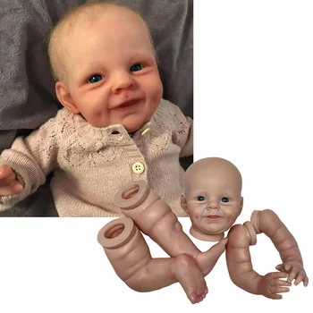 Saskia de 22 Polegadas Pintadas de Bebe Recém-nascido Boneca Kits de bebe reborn reallista Kits Artesanais Bebe Reborn Boneca Kits 1