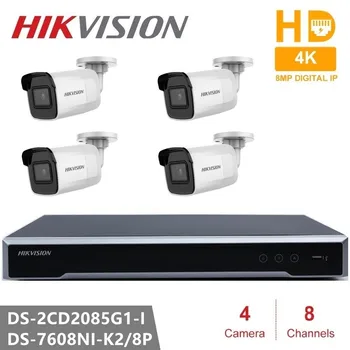 Hikvision Câmera de Segurança Kits de Imagens de Alta Qualidade com 8MP de Resolução DarkFighter Fixa Mini Bala Câmera de Rede 1