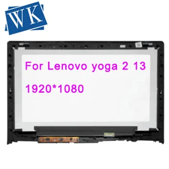 Frete grátis LCD de Montagem Para o Lenovo yoga 2 13 de lcd touch screen digitalizador substituição assembleia B133HAN02.0 LP133WF2 SPA1 1