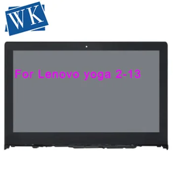 Frete grátis LCD de Montagem Para o Lenovo yoga 2 13 de lcd touch screen digitalizador substituição assembleia B133HAN02.0 LP133WF2 SPA1 2