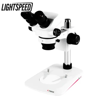 2020 Kaisi 7X-50X Estéreo Microscópio Binocular Microscópio 0,5 x 2,0 x Auxiliar Lente+WF10X/22mm Ocular de Borracha Olho-Guardas 2