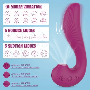 Adultos De Produtos Do Sexo Máquina De Ponto G, Clitóris Ventosa De Silicone Vibrador Vibrador Erótico Brinquedos Para Adultos Vibradores Mulheres Vagina Feminina 2
