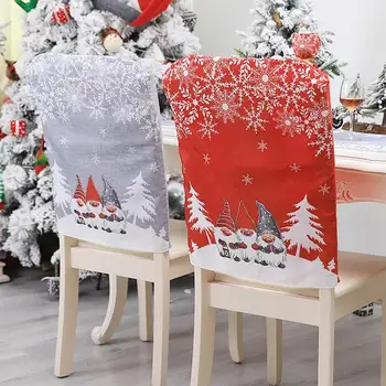 De alta Qualidade (Não-tecido de Natal Cadeira de Volta Tampa Decorativa Cadeira de Jantar de Capa Decoração de Natal Capas 1